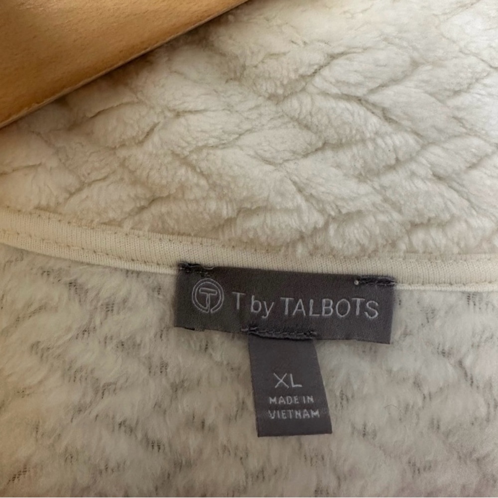 Talbots Patterned Fleece Jacket - Picture 6 of 11